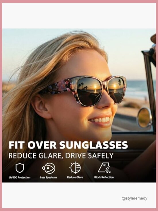 Polarized Fit Over Glasses Sunglasses UV400 Protection  display picture 1